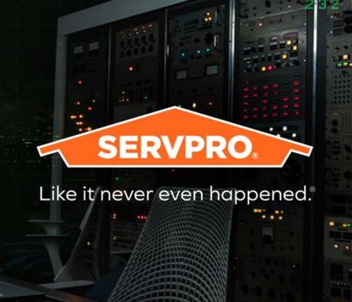 Control center is shown with SERVPRO logo